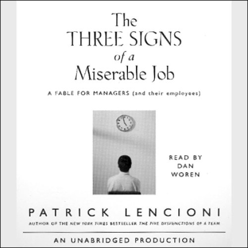 3 Signs of a Miserable Job book cover